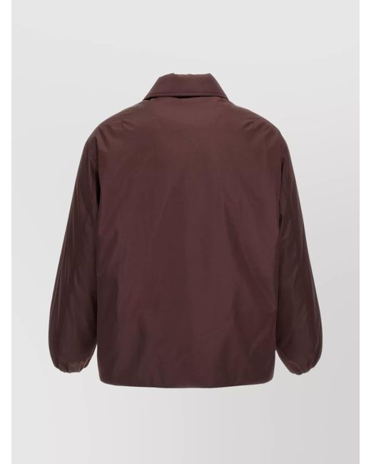Jil Sander Brown Down Blouson 08 Jacket for men
