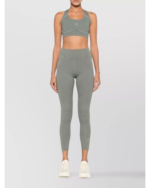Adidas By Stella McCartney Multicolor High-Rise Logo Leggings