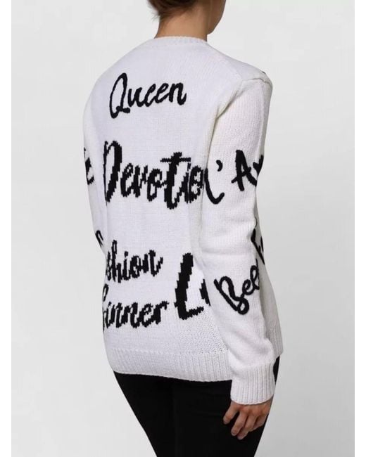 Dolce & Gabbana Gray Wool Knit Crew Neck Pullover Sweater