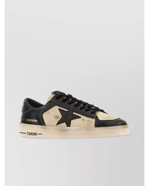 Golden Goose Deluxe Brand Multicolor Leather And Suede Stardan Sneakers for men