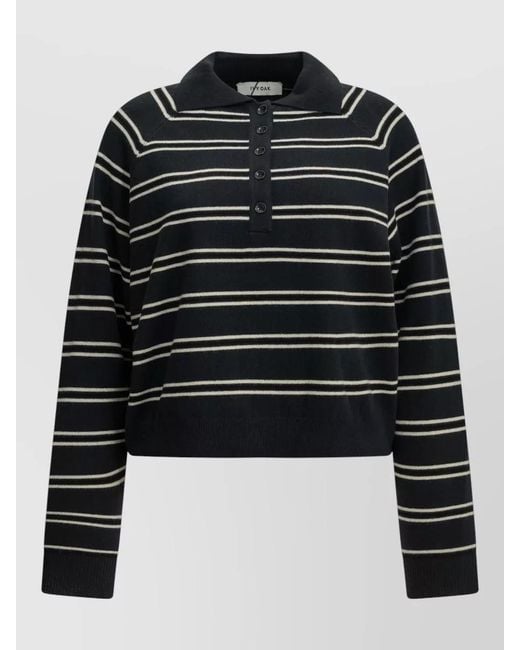 IVY & OAK Black Merino Wool Sweatshirt