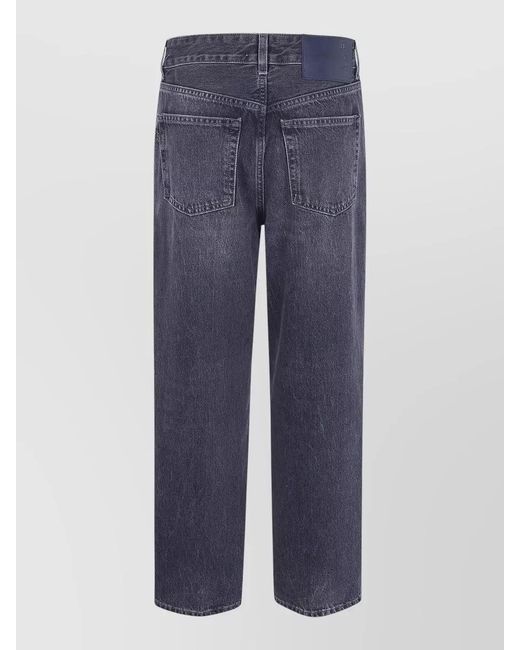 Haikure Blue Denim Straight-Leg Jeans
