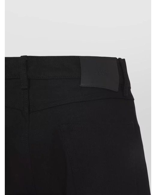 Studio Nicholson Black Denim Straight-Leg Jeans