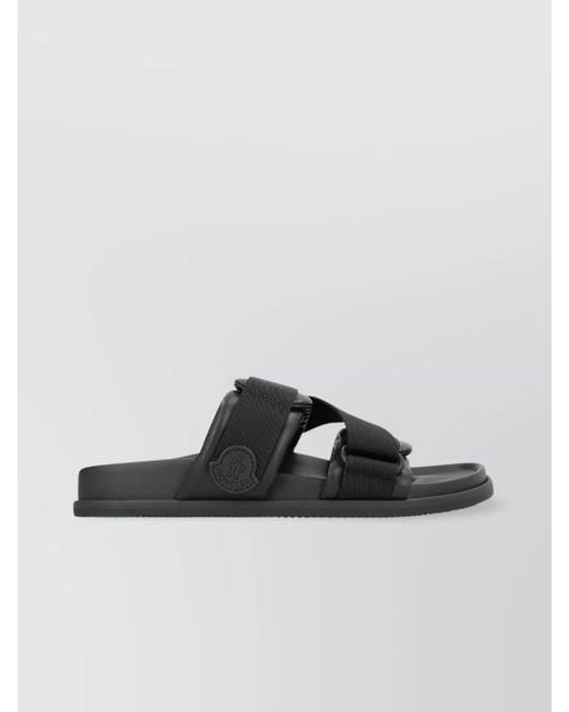Moncler Multicolor Leather Slides
