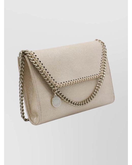 Stella McCartney Natural Falabella Chain Wallet Shoulder Bag