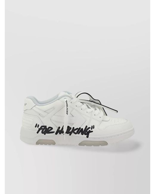 Off-White c/o Virgil Abloh Metallic Leather Low-Top Sneakers for men