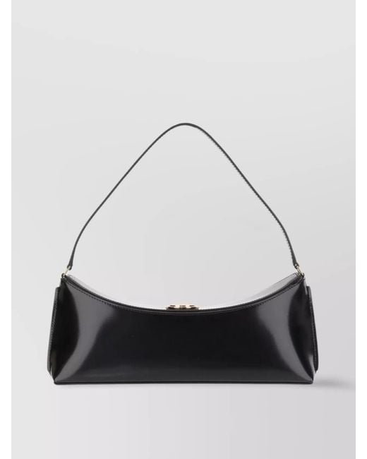 Jacquemus White Shoulder Calf Leather Shoulder Bag