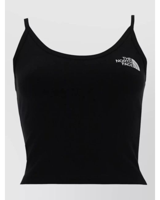 The North Face Black Slim-Fit Cropped Tank Top