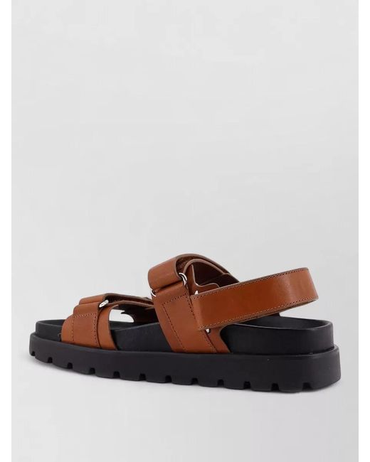 Tory Burch Brown Leather Sandals