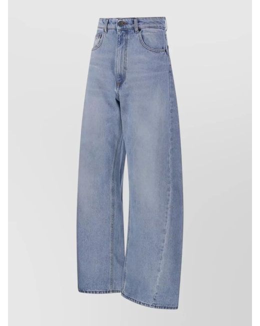 GIUSEPPE DI MORABITO Blue Denim Trousers