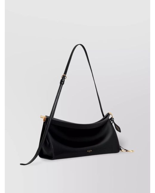 Alaïa White Click Leather Medium Bag