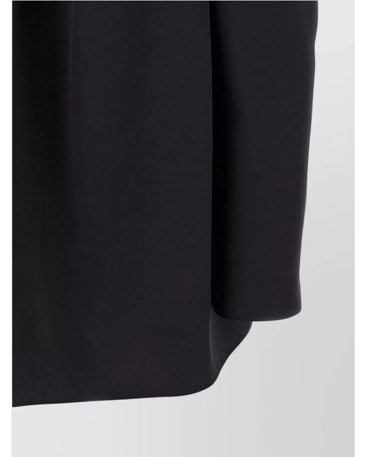 Magda Butrym Black Silk Blouse