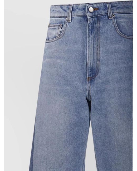 GIUSEPPE DI MORABITO Blue Denim Trousers