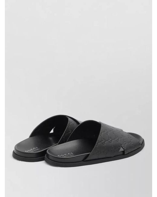 Gucci Multicolor Leather Slide Sandals for men