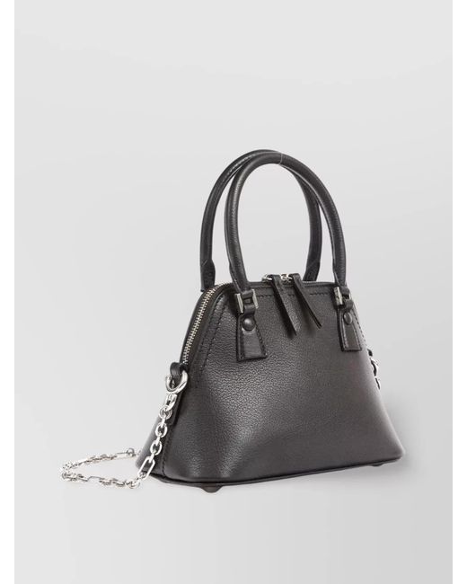 Maison Margiela Black 5Ac Micro Leather Shoulder Bag