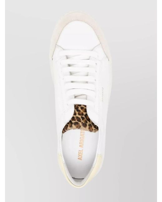 Axel Arigato Natural Leather Low-Top Sneakers