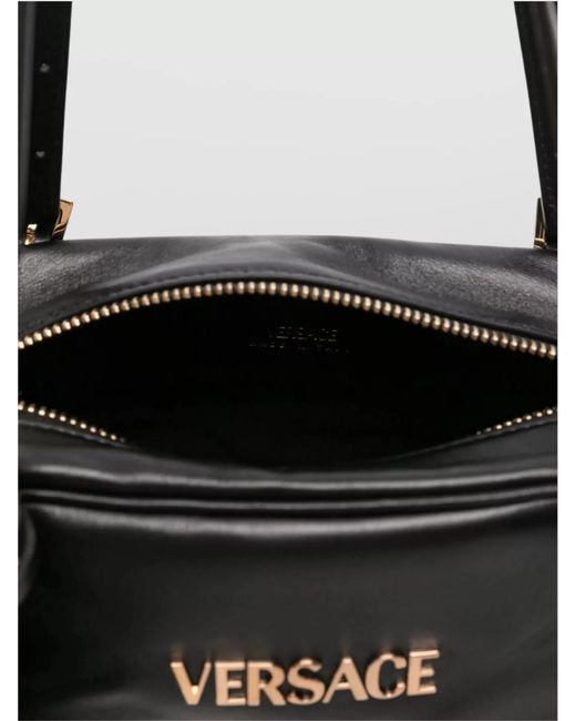 Versace Black Tag Mini Bowling Bag