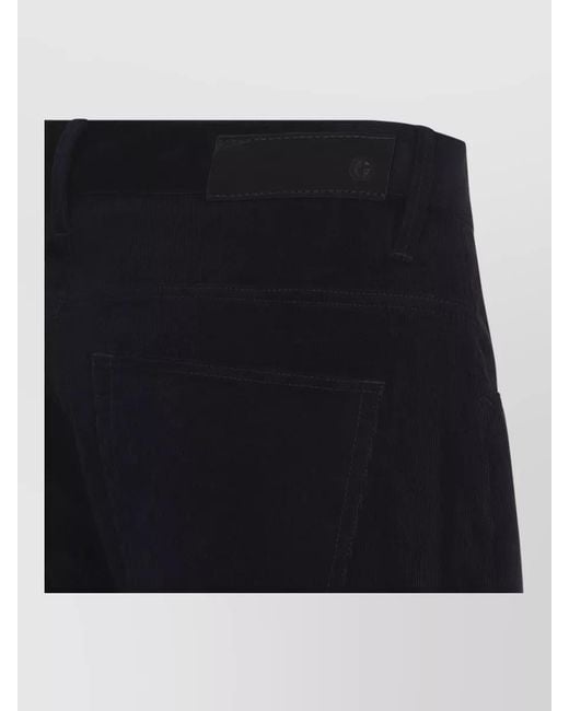 Giorgio Armani Blue Signature Five Pocket Straight Leg Denim Trousers for men