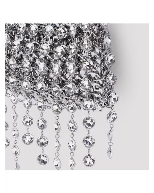 Rabanne White 1969 Chain Mail Shoulder Bag