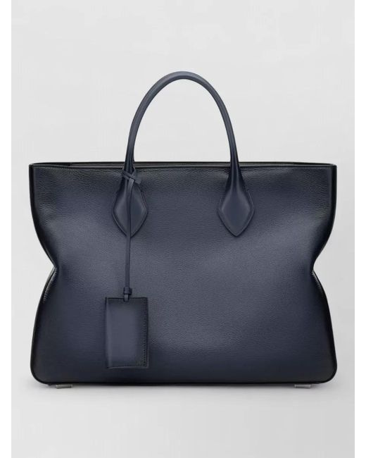 Ferragamo Blue Leather Shoulder Bag