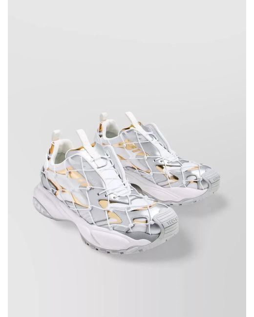 Versace White Low-Top Sneakers
