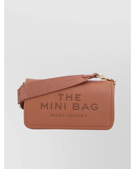 Marc Jacobs Brown Mini Leather Crossbody Bag