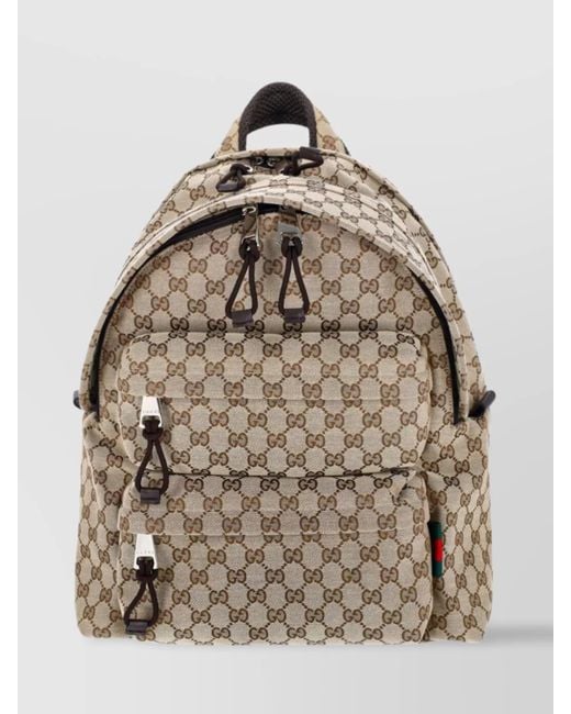 Gucci Natural Straps Adjustables Front Zip Pocket Top Handle for men