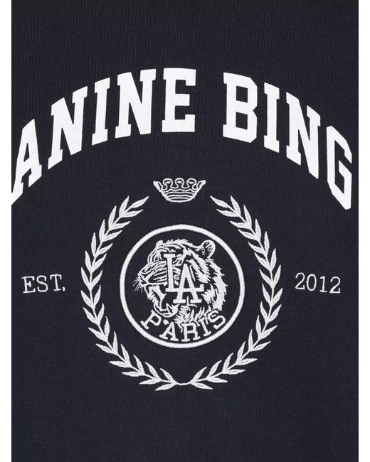 Anine Bing Blue Sweatshirt