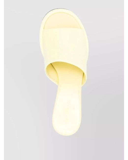 Sergio Rossi Multicolor Leather Open-Toe Mules