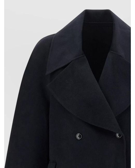 Loulou de Saison Blue Neil Mid Length Relaxed Collar Jacket