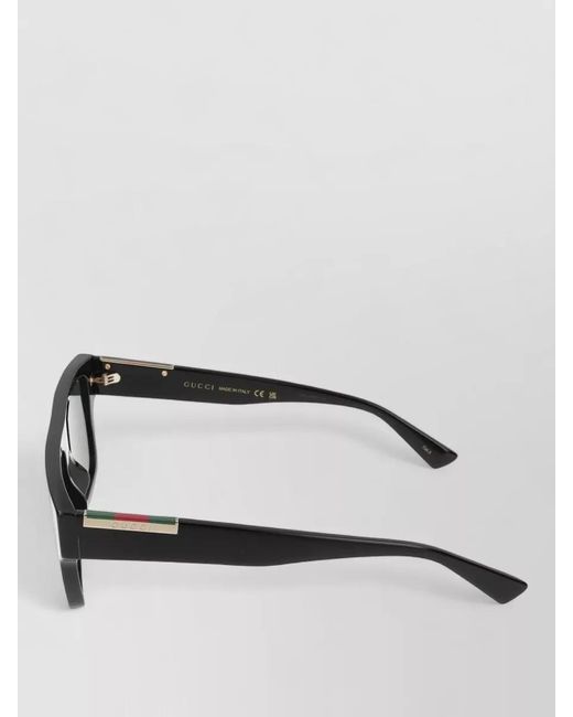 Gucci Metallic Sunglasses Gg1960S 002 Square Frame for men
