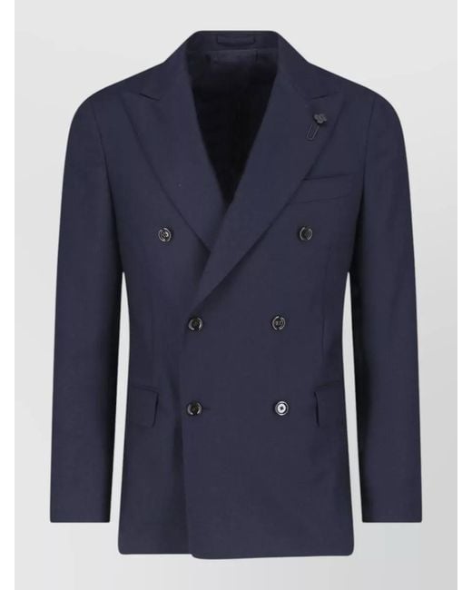 Lardini Blue Blazer for men