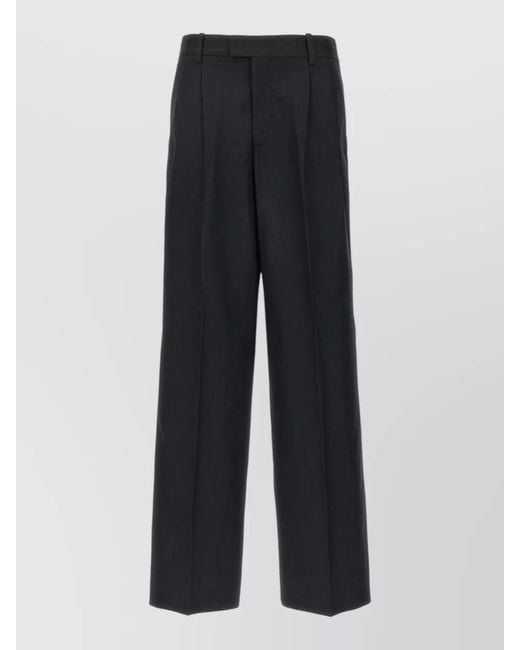 ARMARIUM Blue Giorgia Pants Wide Leg Belt Loops