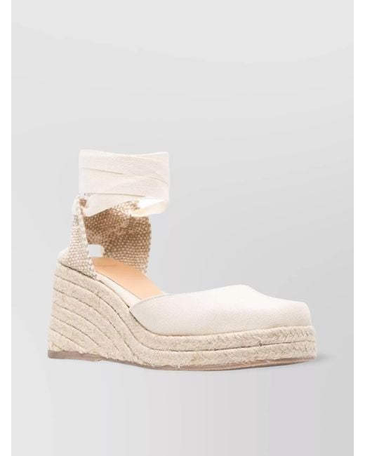Castaner Natural Raffia Wedge Espadrilles