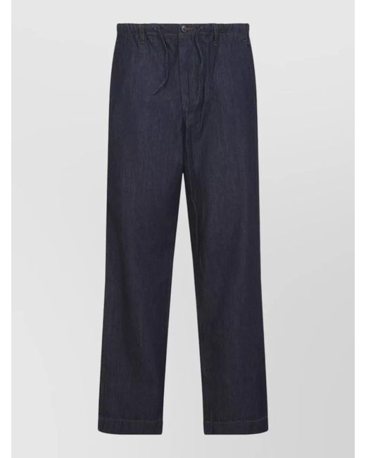 Dries Van Noten Blue Denim Loose Fit Jeans for men