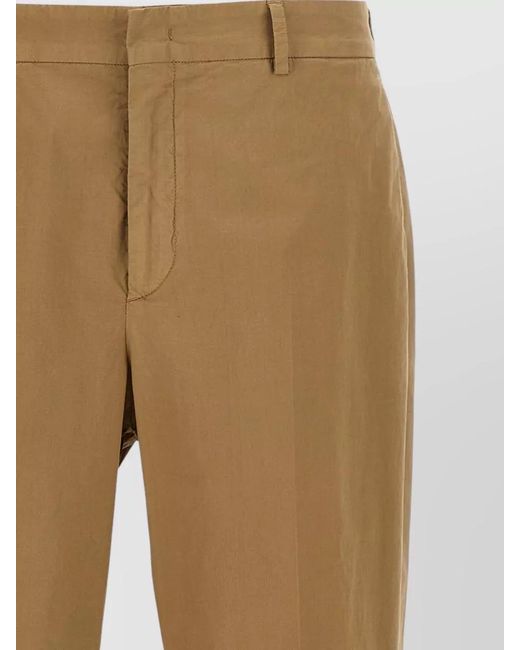 Cellar Door Natural Nuv Pants Belt Loops Back Pocket for men