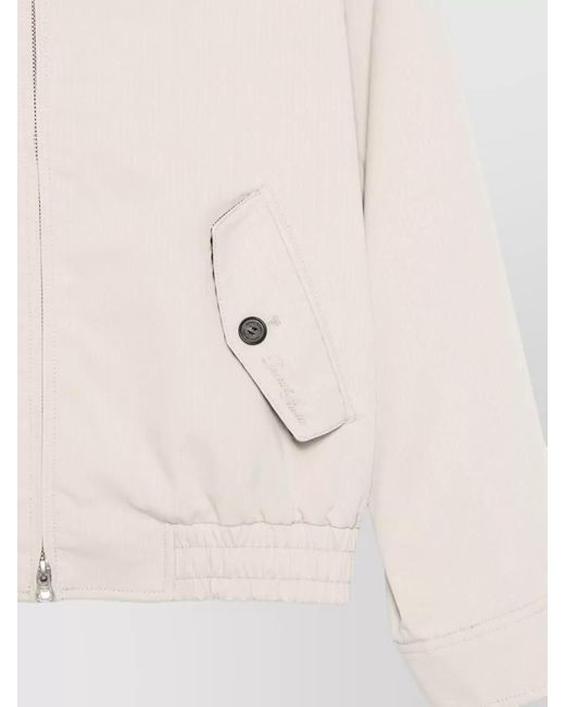 DUNST Natural Cotton Blouson Jacket High Collar