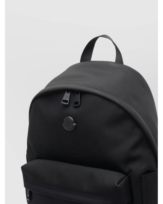 Moncler Black Canvas New Pierrick Backpack for men