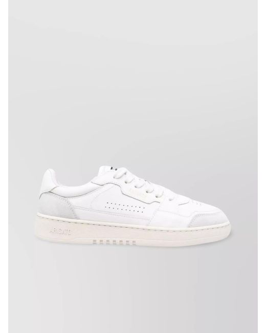 Axel Arigato White Leather Low-Top Sneakers