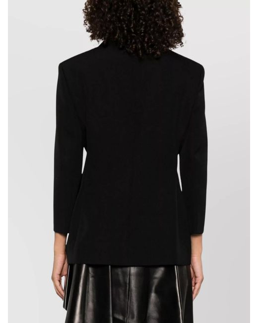 Givenchy Black Wool Single-Breasted Blazer