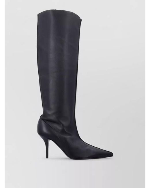 Magda Butrym Blue Leather High Boots