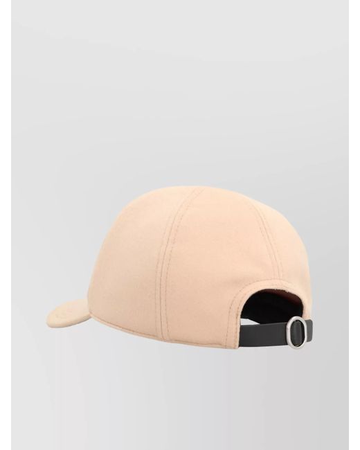 Jil Sander Natural Cashmere Baseball Cap