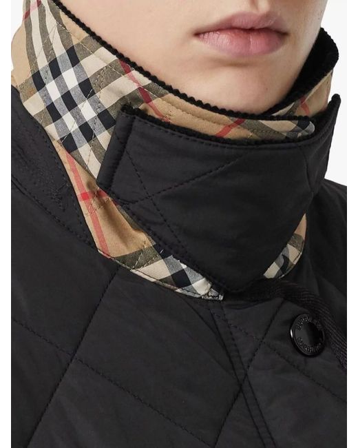Burberry Black Quilted Puffer Jacket