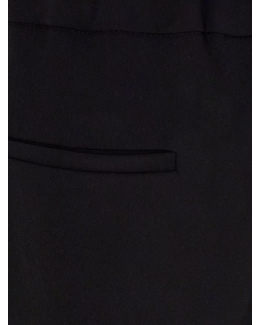 Brunello Cucinelli Blue Silk Blend Tapered Trousers