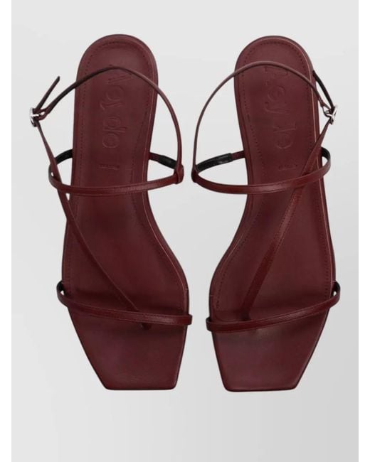 Aeyde Multicolor Leather Thong Sandals