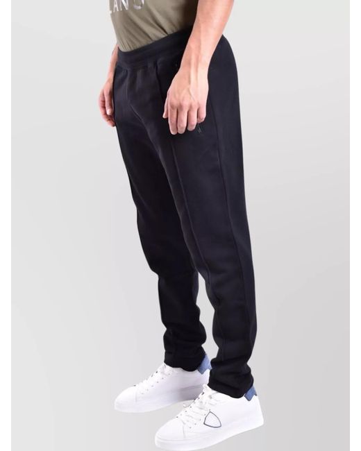 Moschino Blue Cotton Track Pants for men