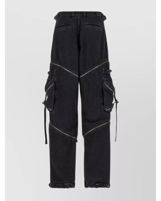 Off-White c/o Virgil Abloh Blue Denim Cargo Jeans for men