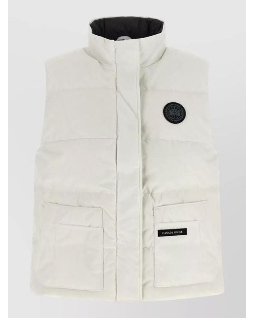Canada Goose Natural Legacy High Collar Vest Front Pockets