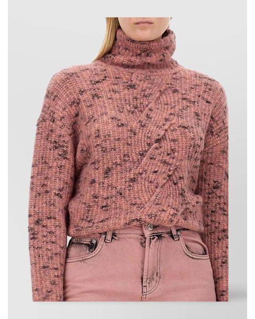 Moschino Pink Turtleneck Jumper