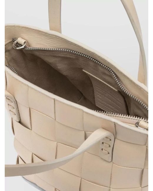 Dragon Diffusion Natural Japan Small Tote Bag Woven Design